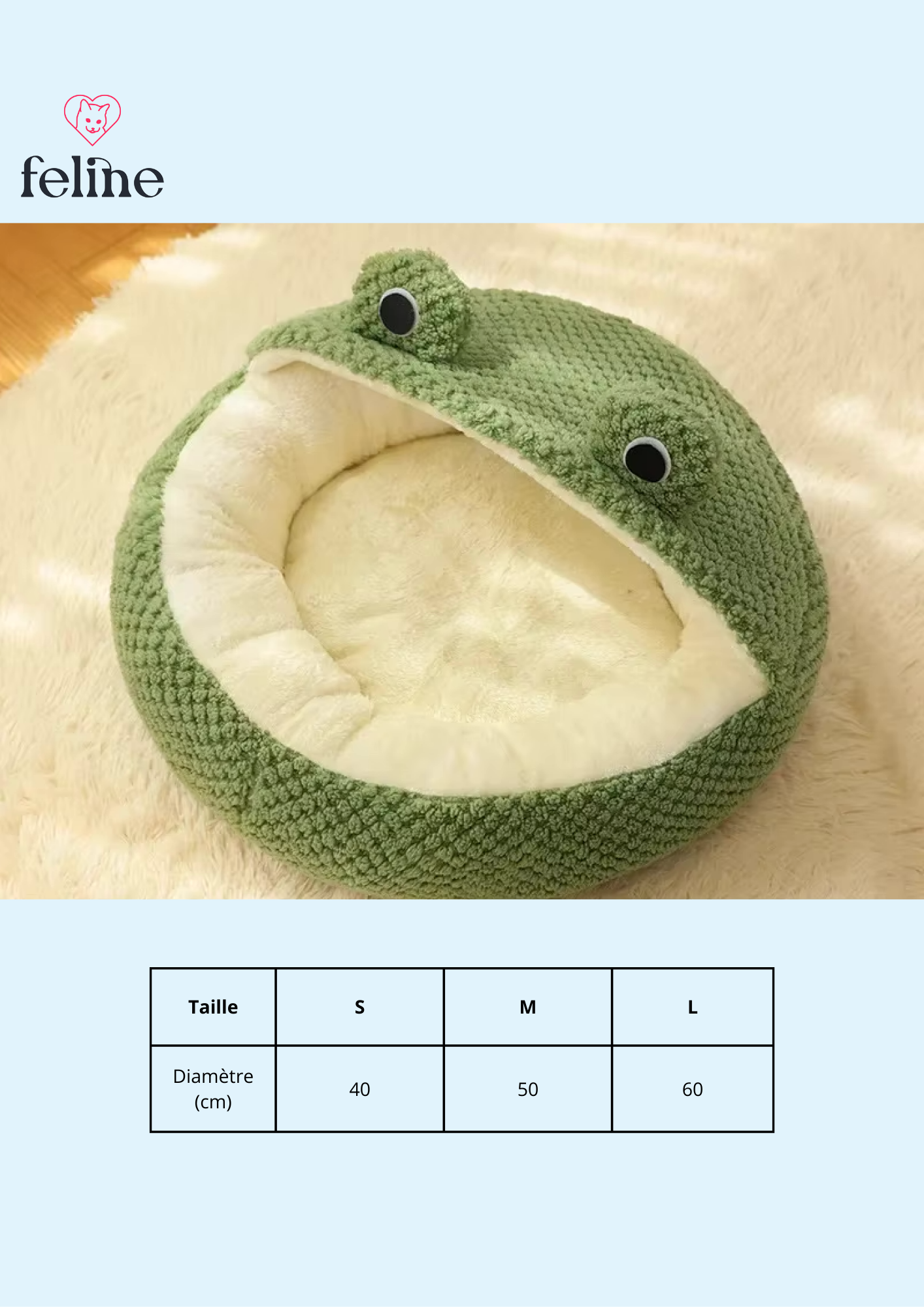 Panier en forme de grenouille - MyFeline