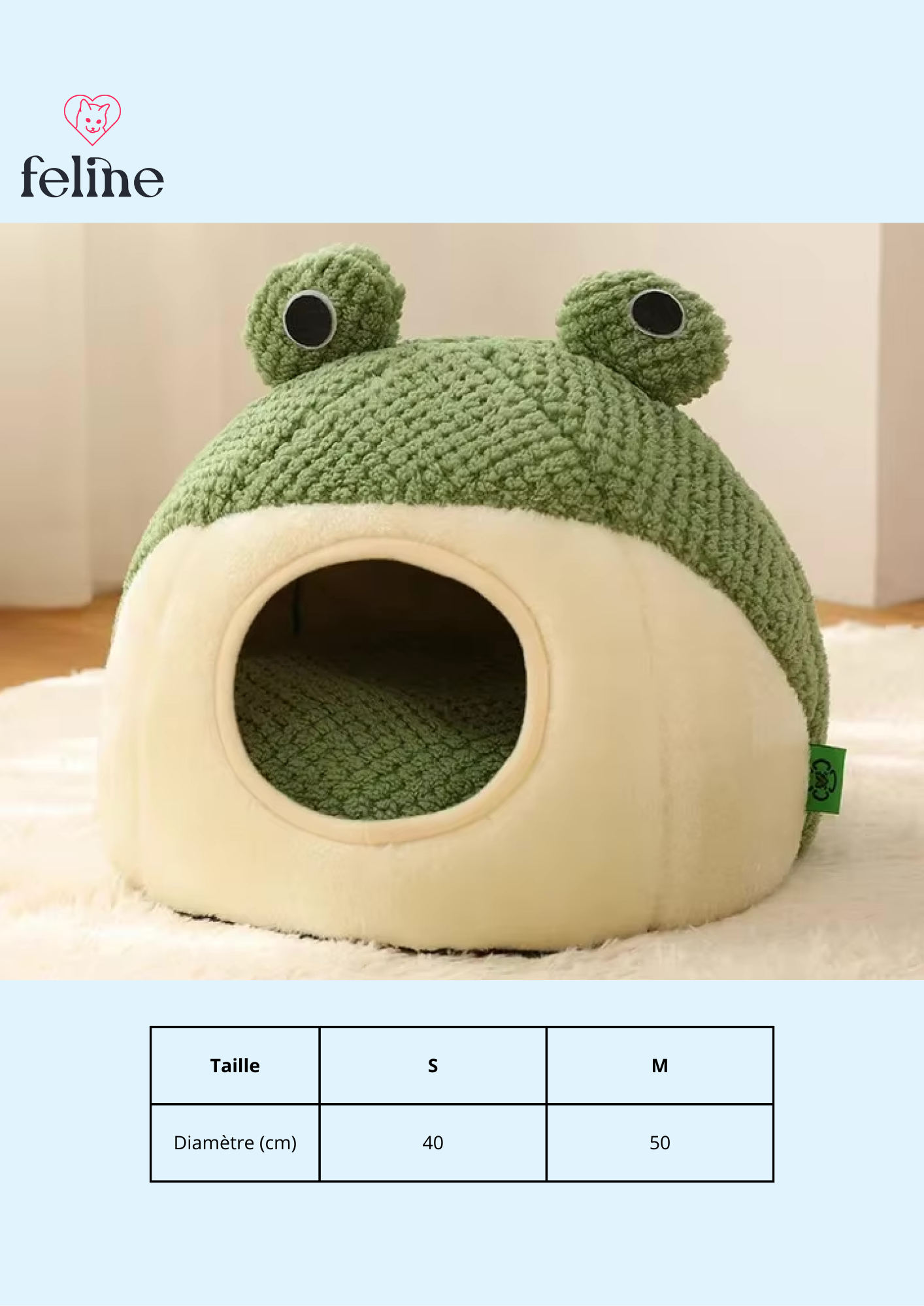 Panier en forme de grenouille - MyFeline