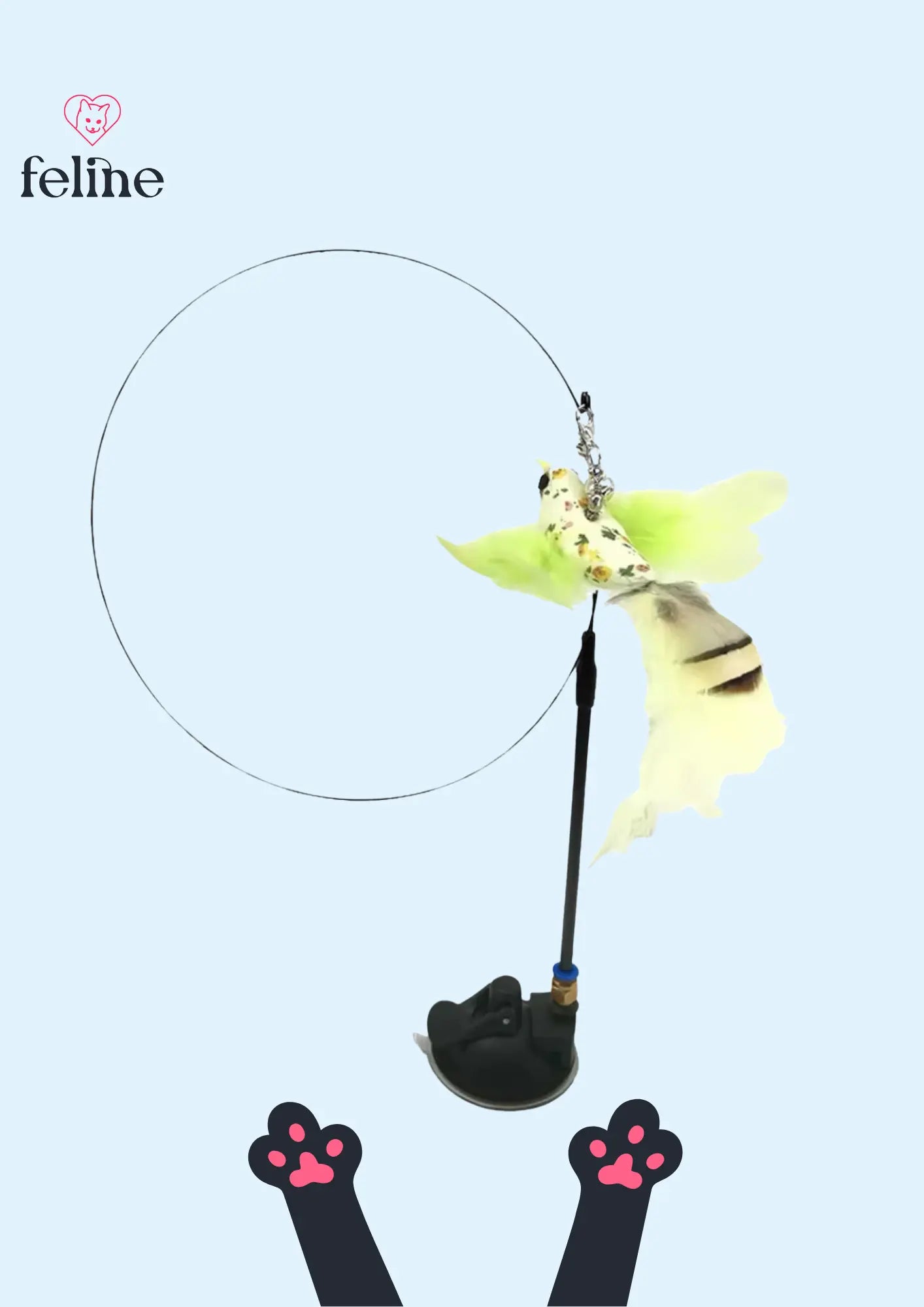 Bâton de stimulation flexible pour chat - MyFeline