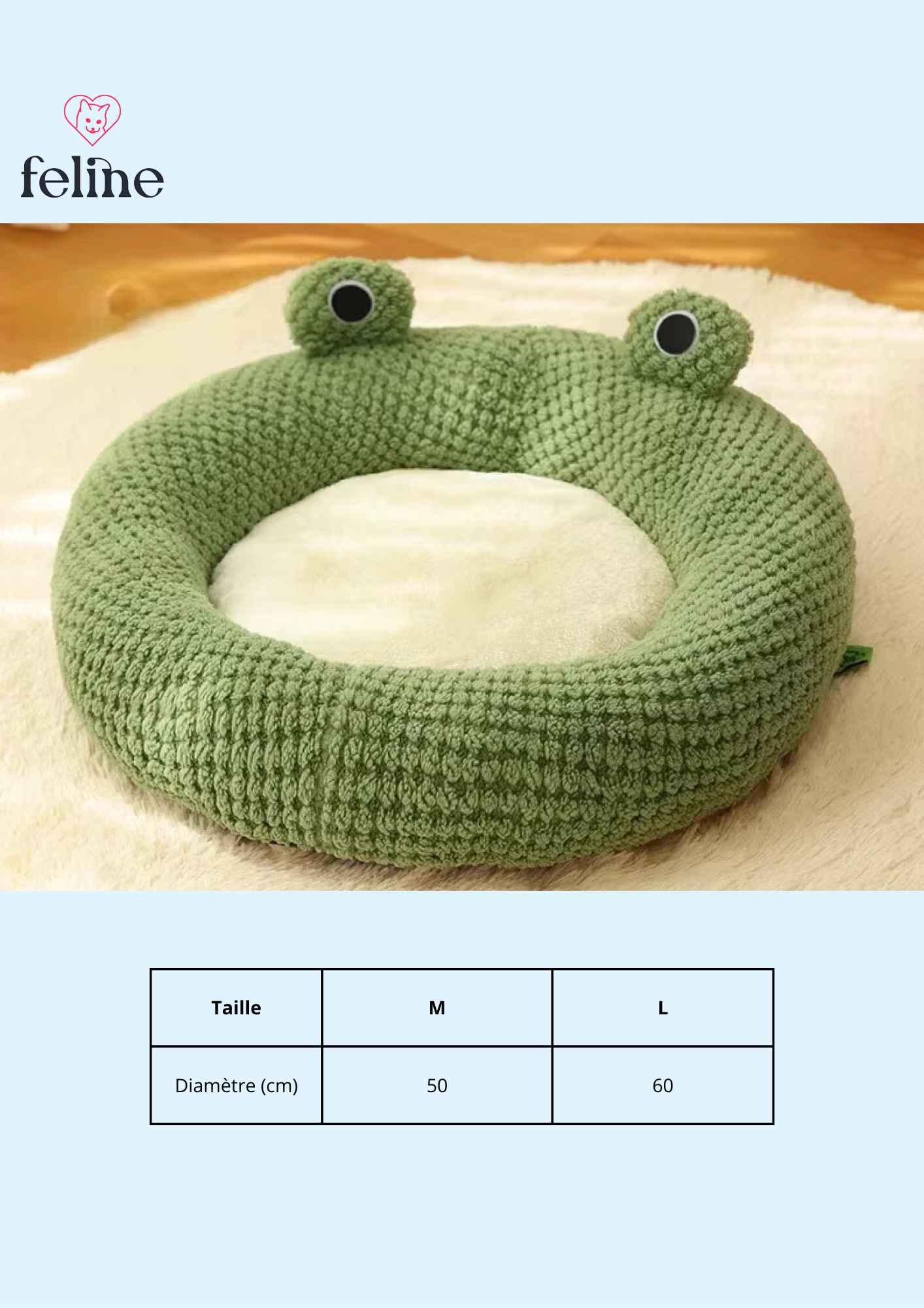 Panier en forme de grenouille - MyFeline