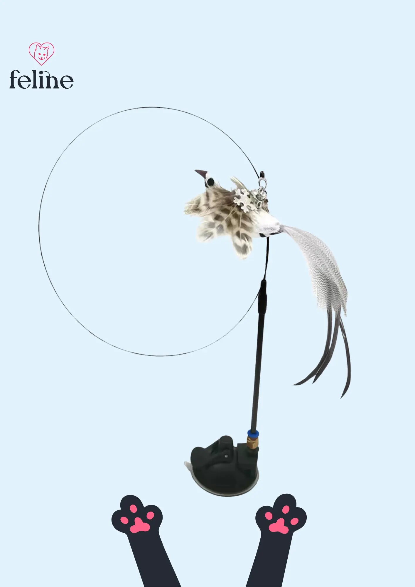 Bâton de stimulation flexible pour chat - MyFeline