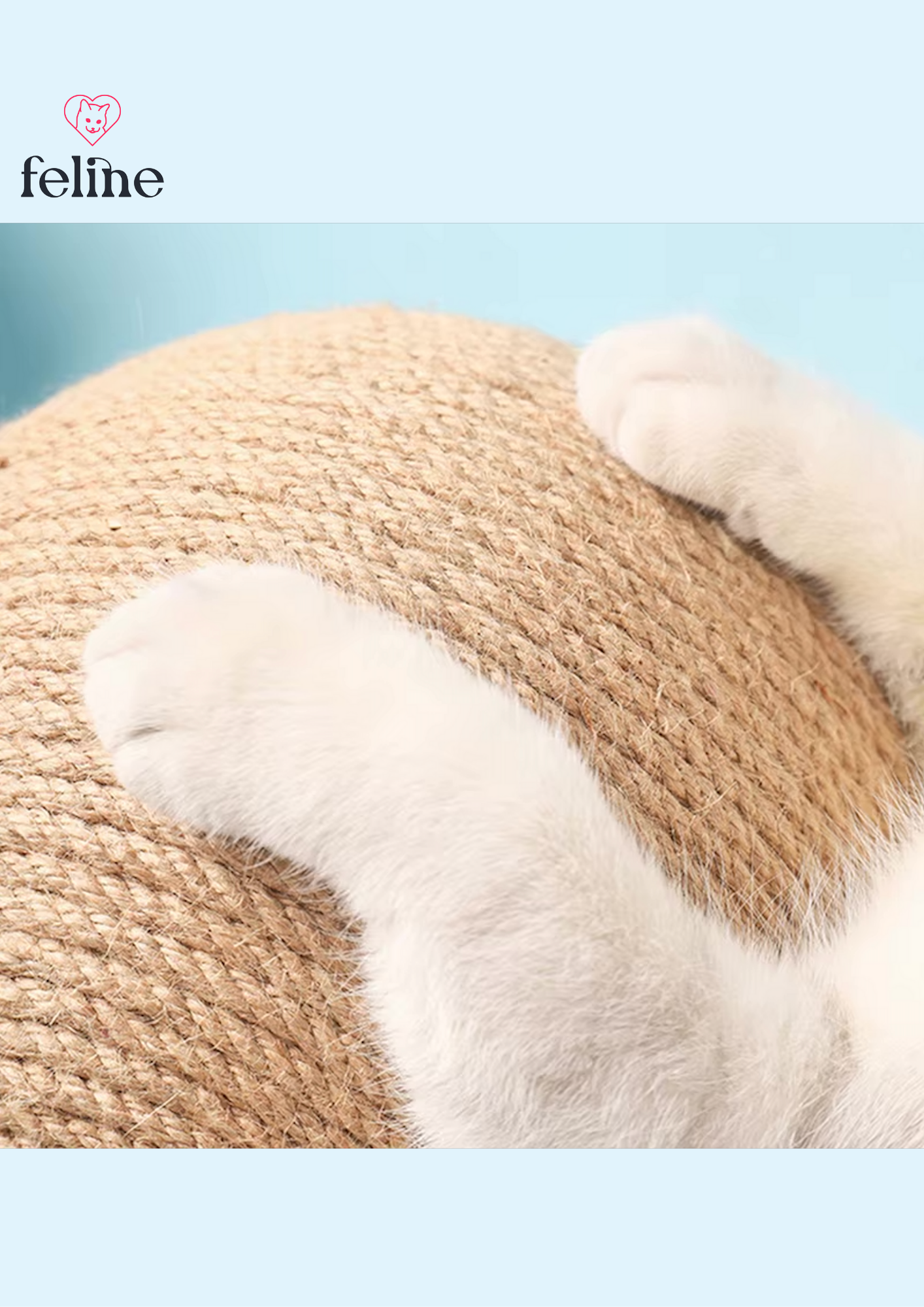 Boule à griffer en sisal - MyFeline