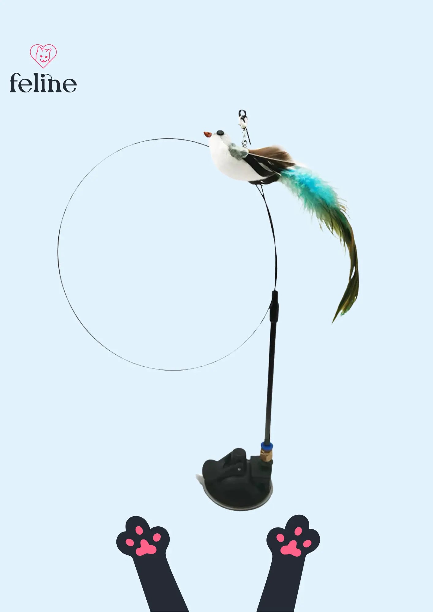 Bâton de stimulation flexible pour chat - MyFeline