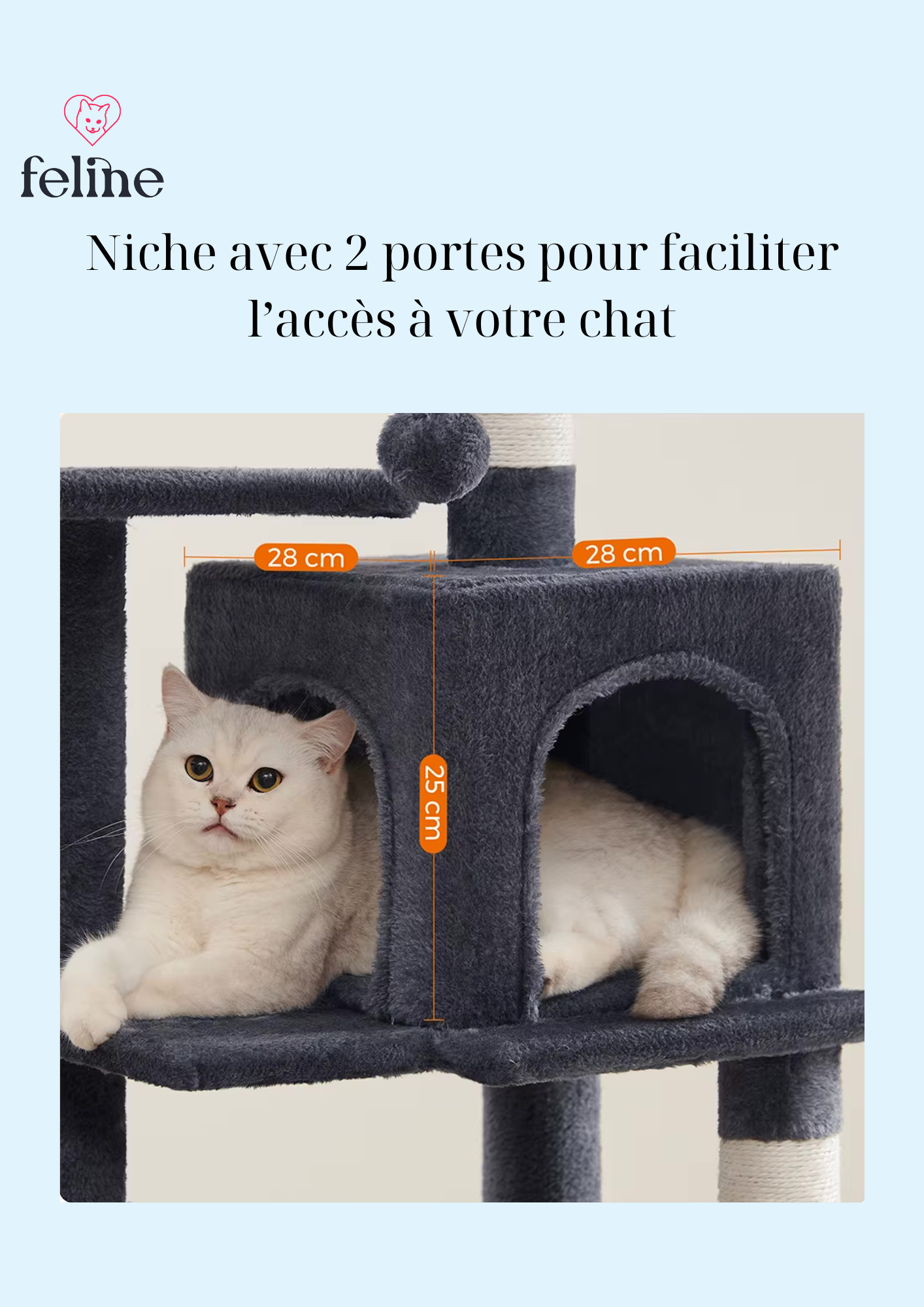 Arbre à chat multi-niveaux - MyFeline