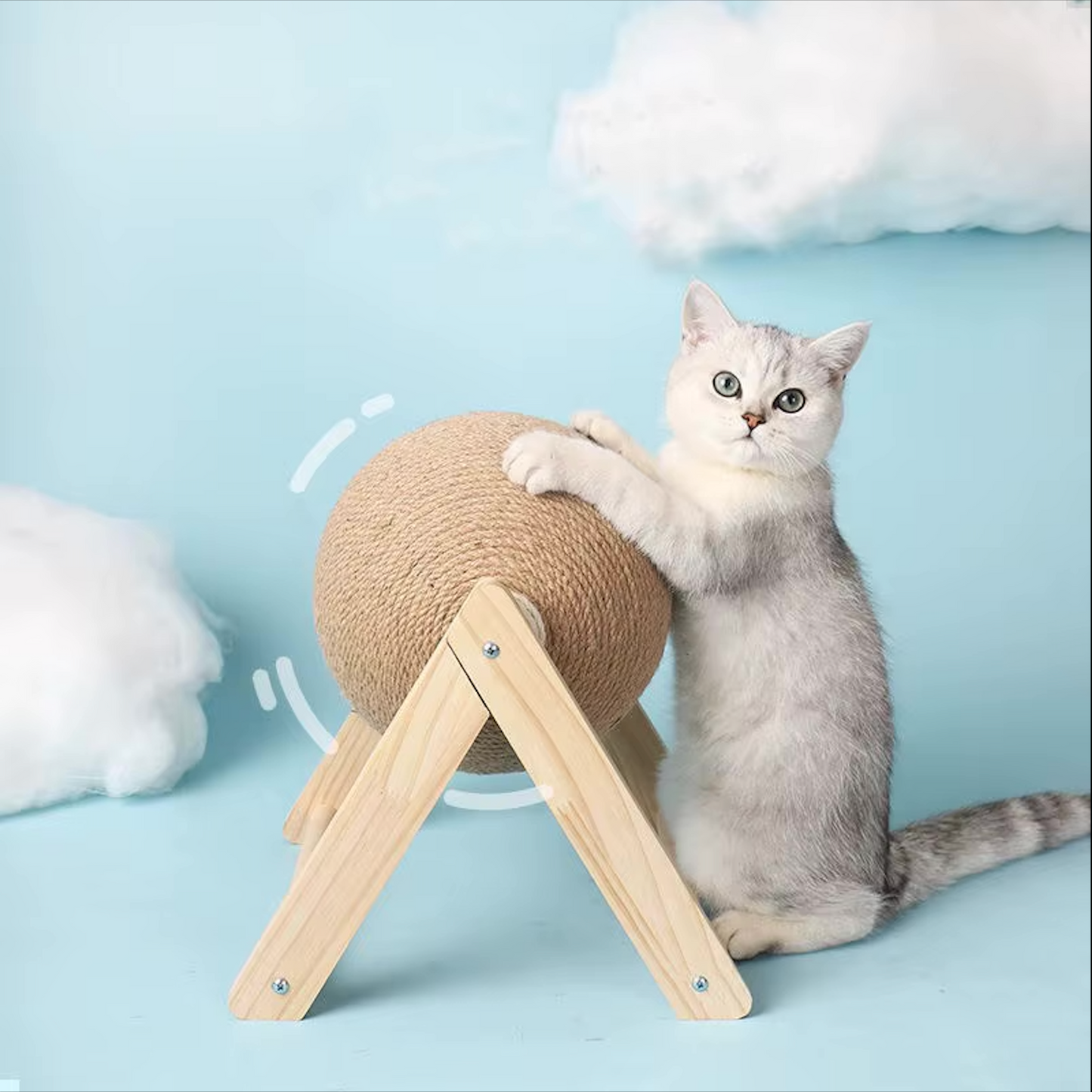 Boule à griffer en sisal - MyFeline