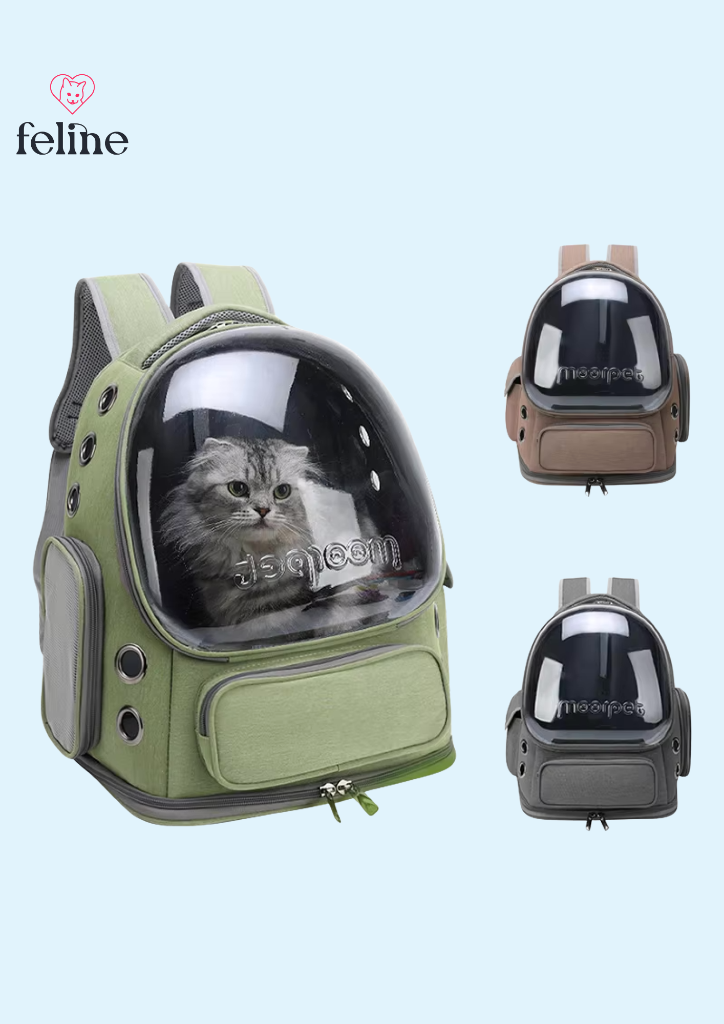Sac à dos de transport pour chats - MyFeline