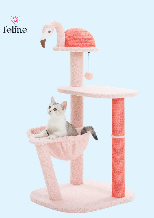 Arbre à chat flamant rose - MyFeline