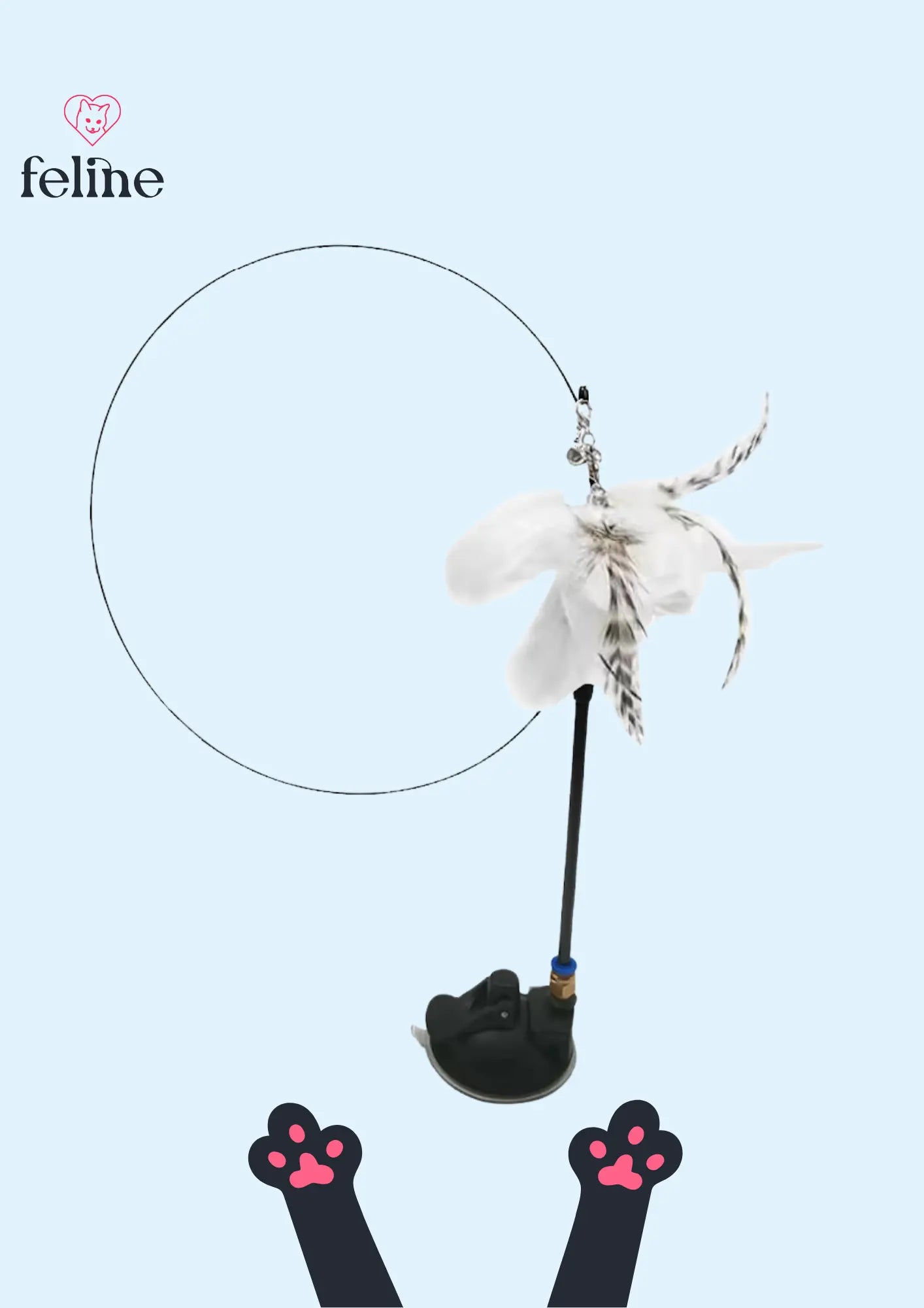 Bâton de stimulation flexible pour chat - MyFeline