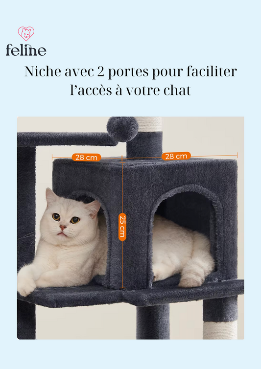 Arbre à chat multi-niveaux - MyFeline