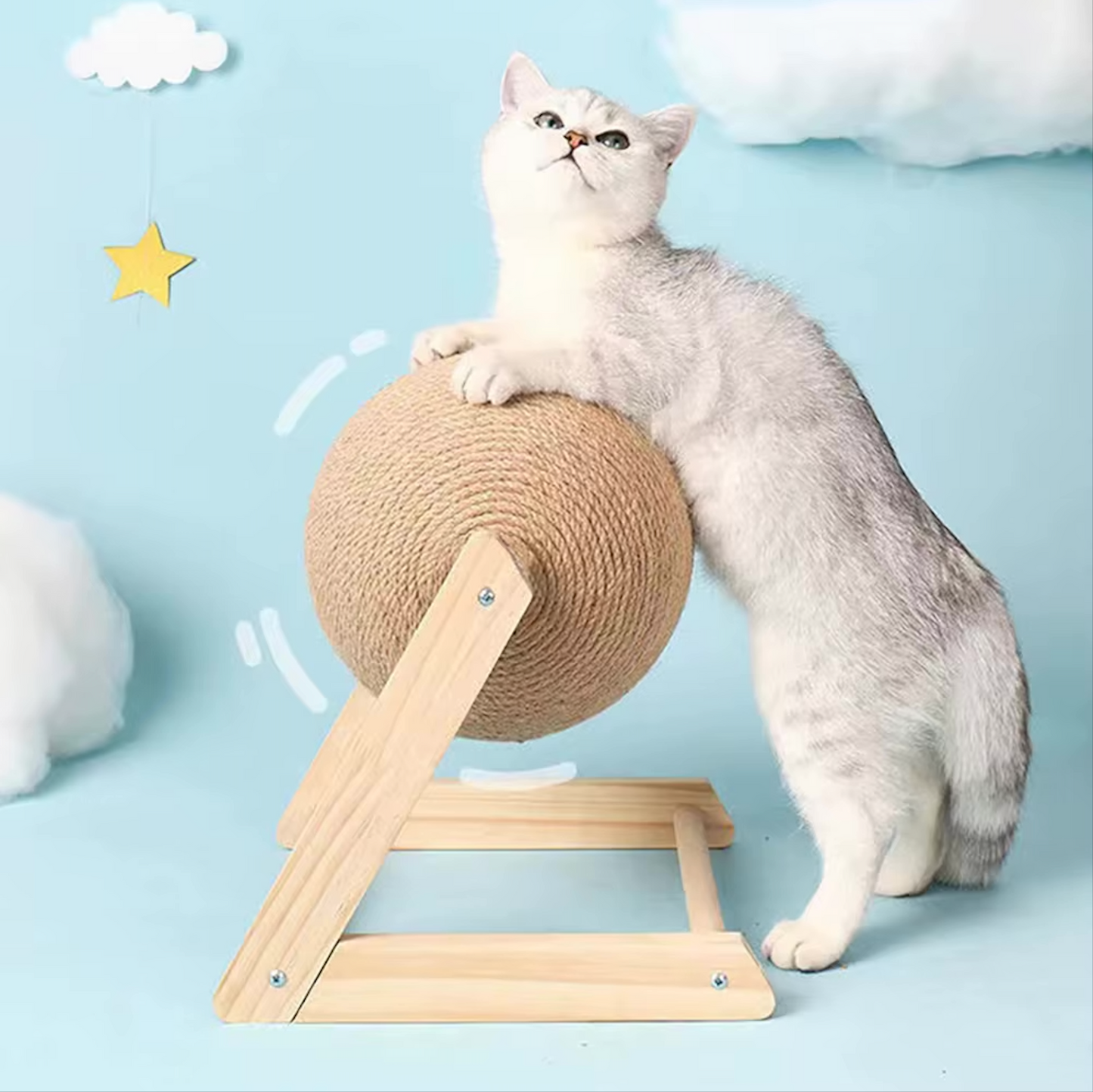 Boule à griffer en sisal - MyFeline