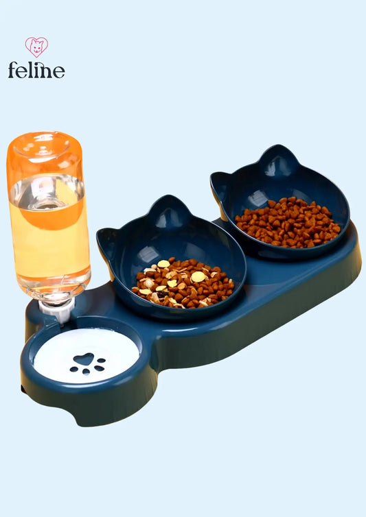 Distributeur d'eau avec bols - MyFeline